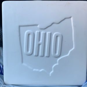 4 brand new ceramic OHIO coasters